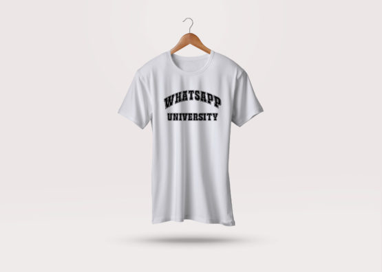 WhatsApp Univ - White - Tee